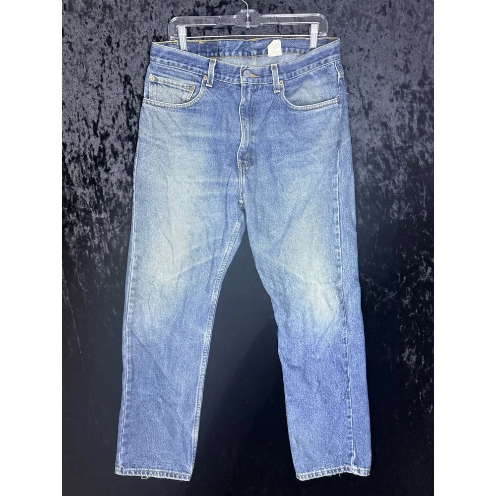 Vintage‎ Levi's 505 Jeans Mens 34x30 Medium Wash Denim Blue Casual Y2K